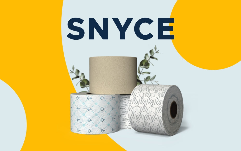 SNYCE - Snyce Toilettenpapier mit 3 Designs in 5er Box