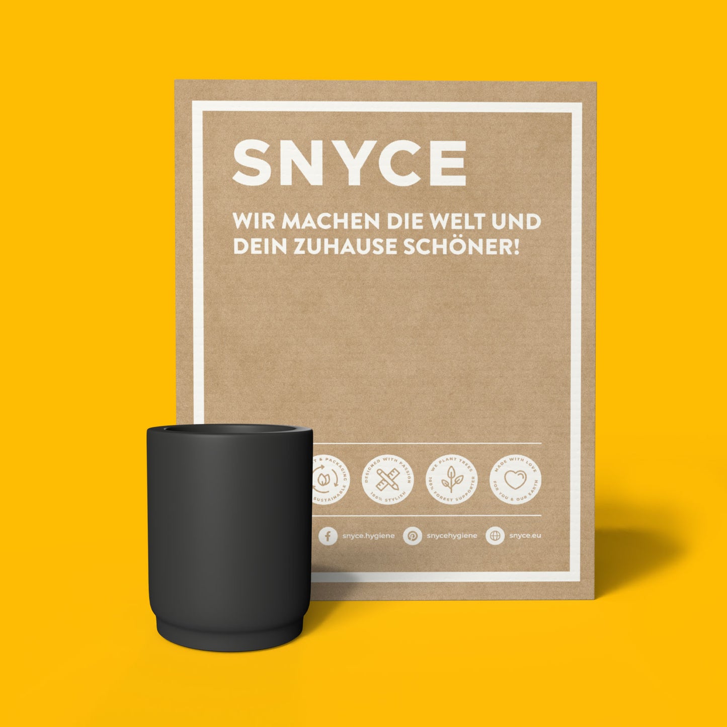 Toilettenbürstentopf: Schwarz