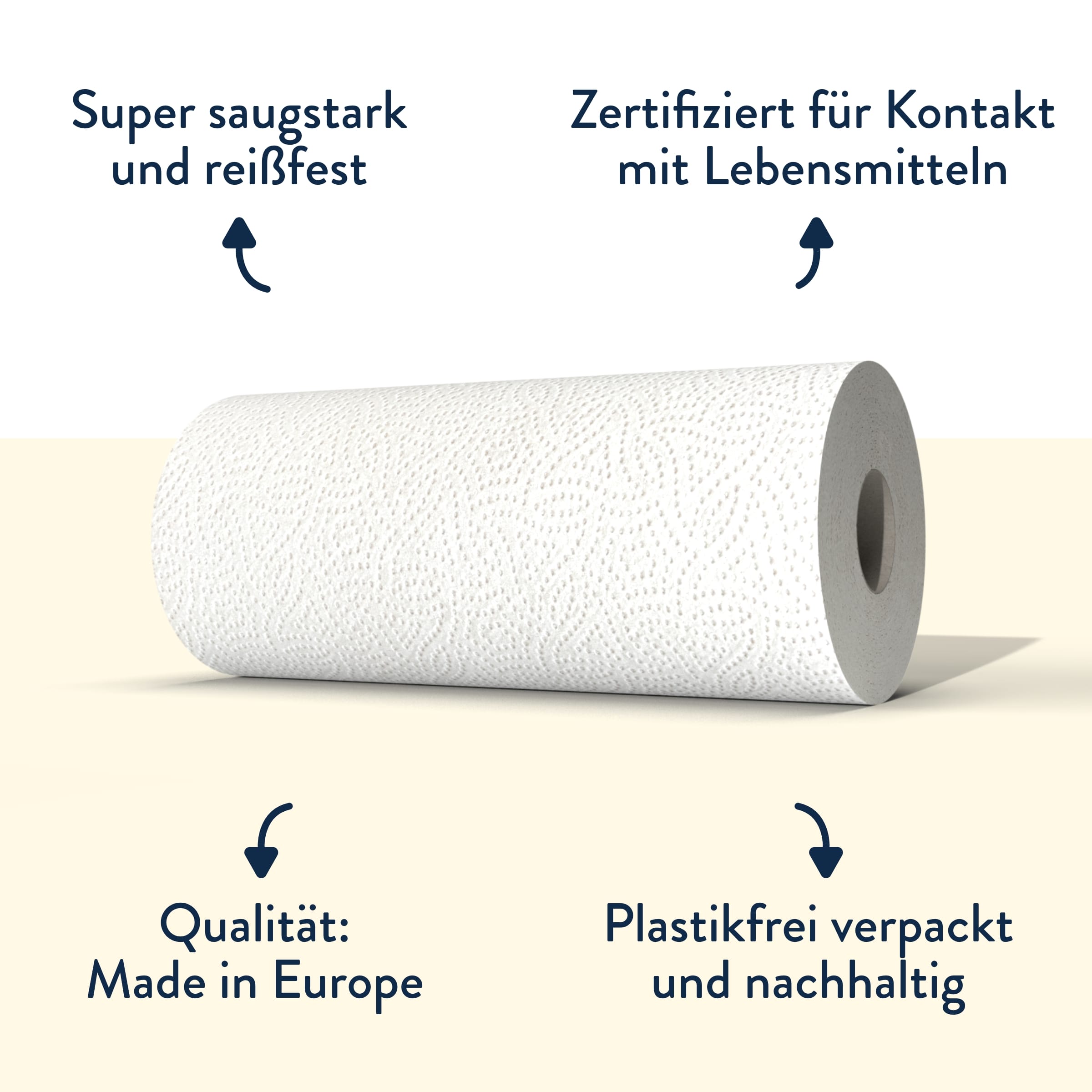 Küchenrolle: Plain White