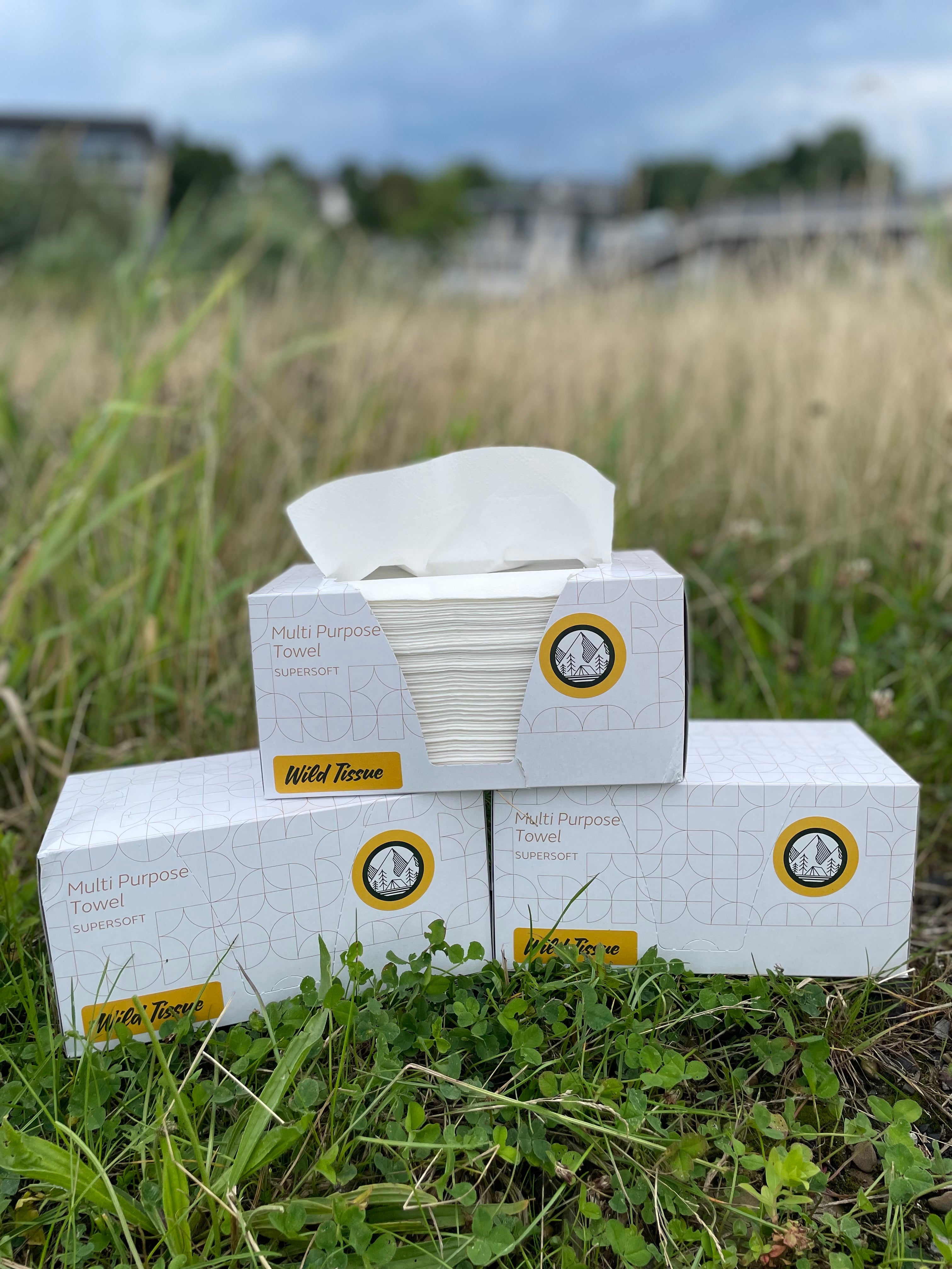 Wild Tissue in the Box - das Outdoor Küchenpapier