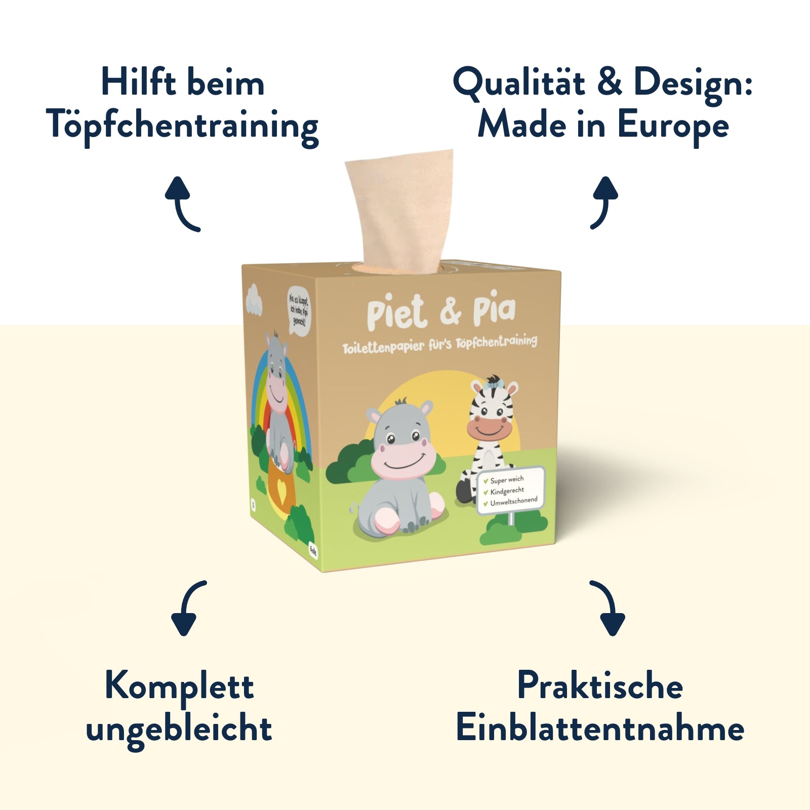 Toilettenpapier fürs Töpfchentraining