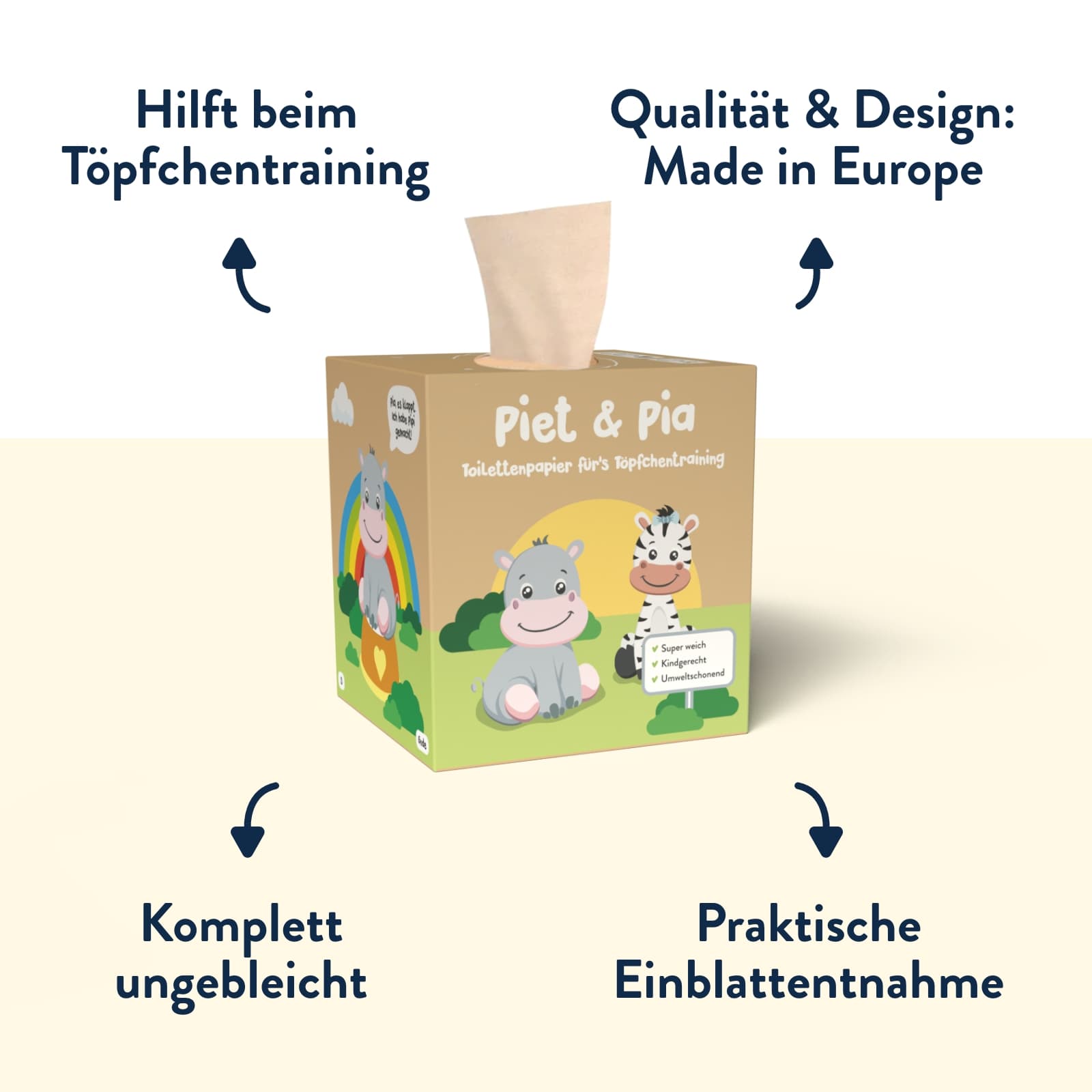 Toilettenpapier für Kids