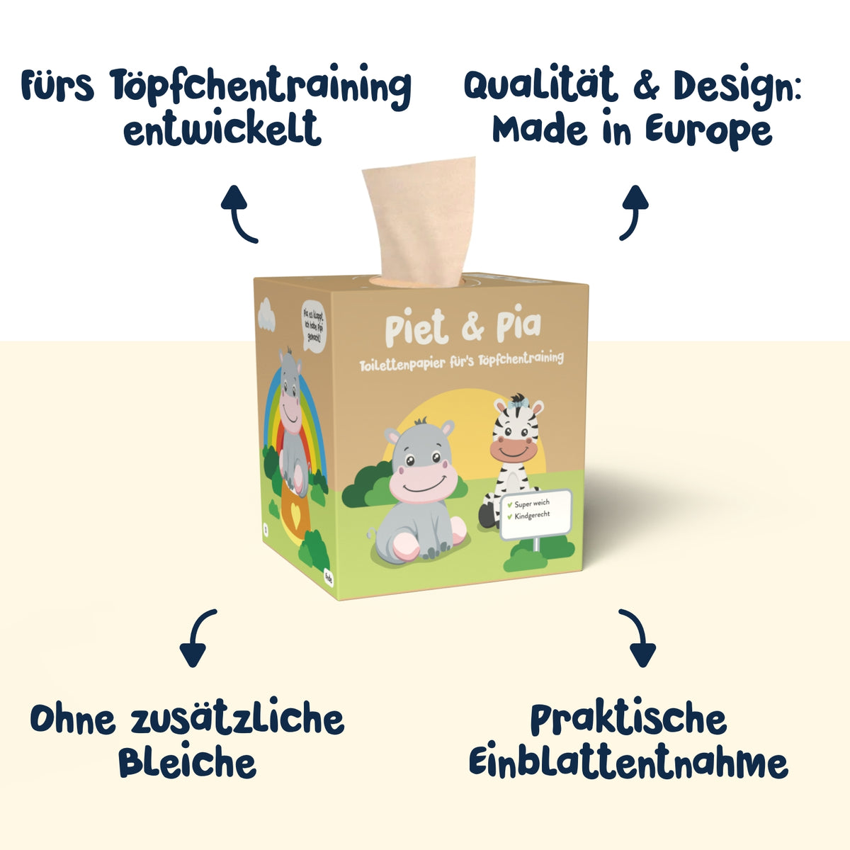 Toilettenpapier für Kids