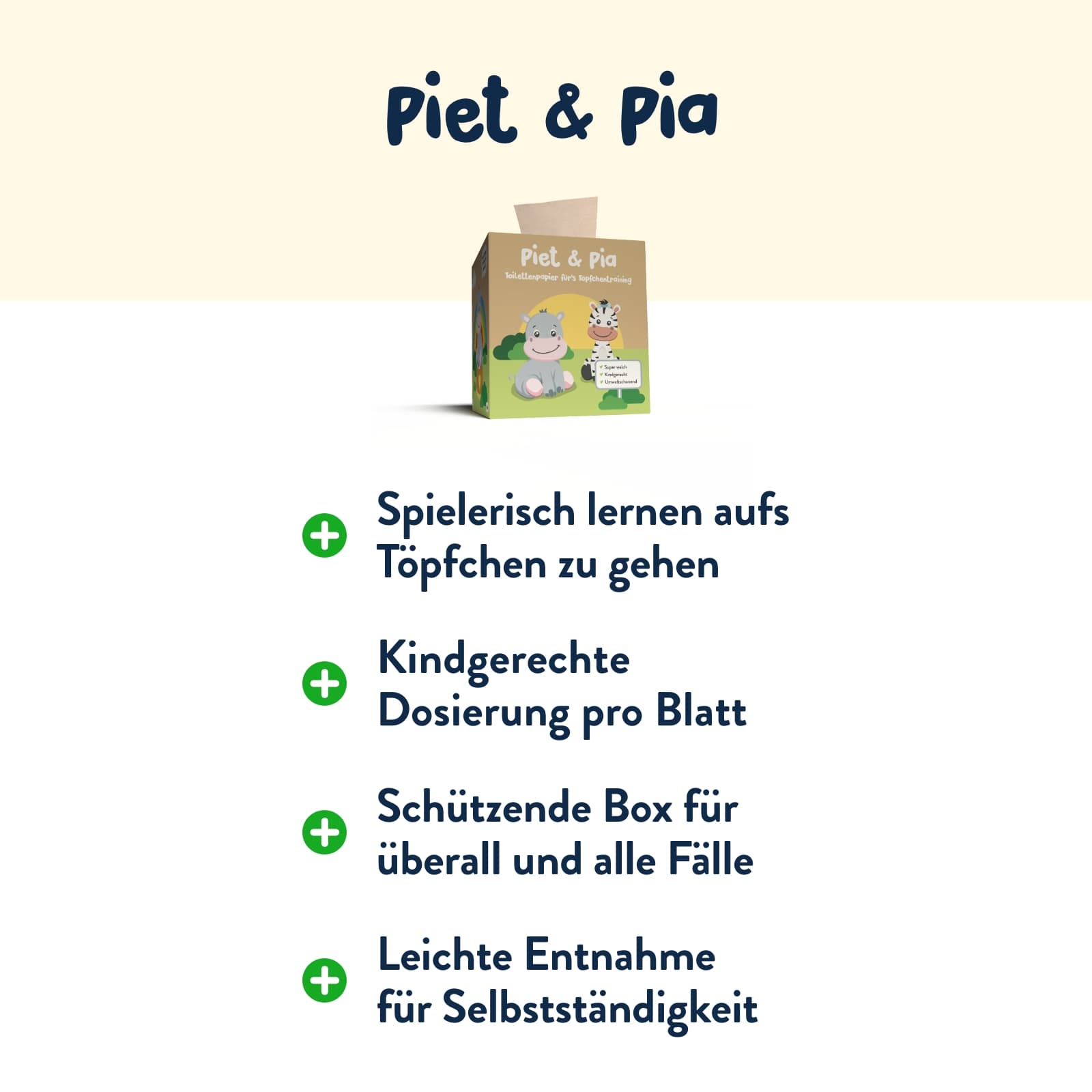 Toilettenpapier für Kids