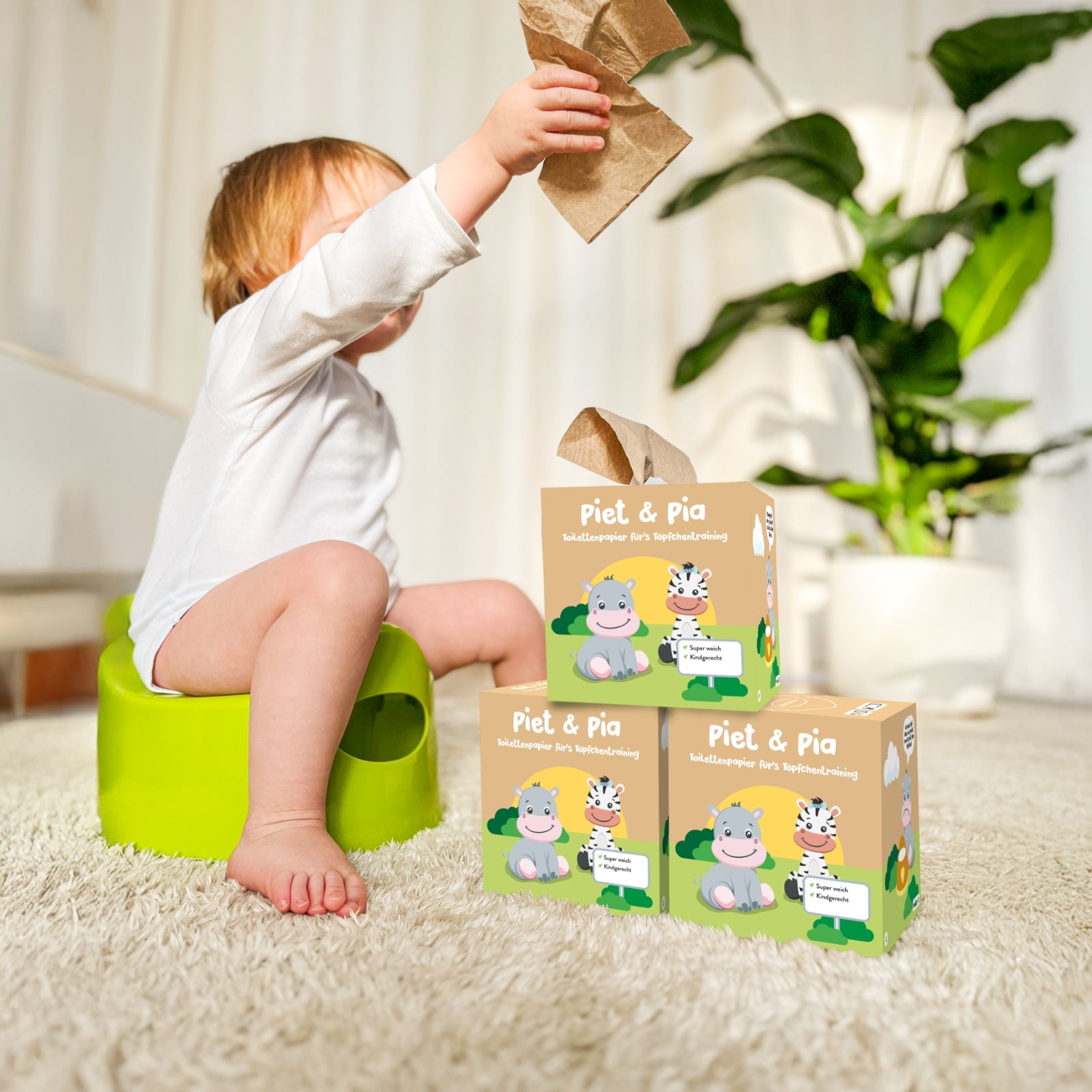 Toilettenpapier für Kids