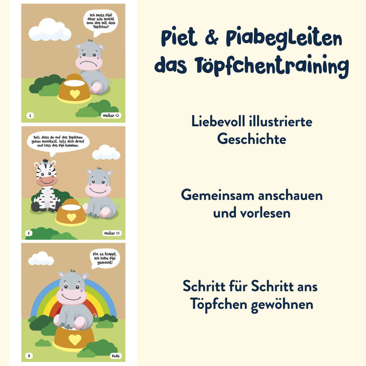 Toilettenpapier für Kids