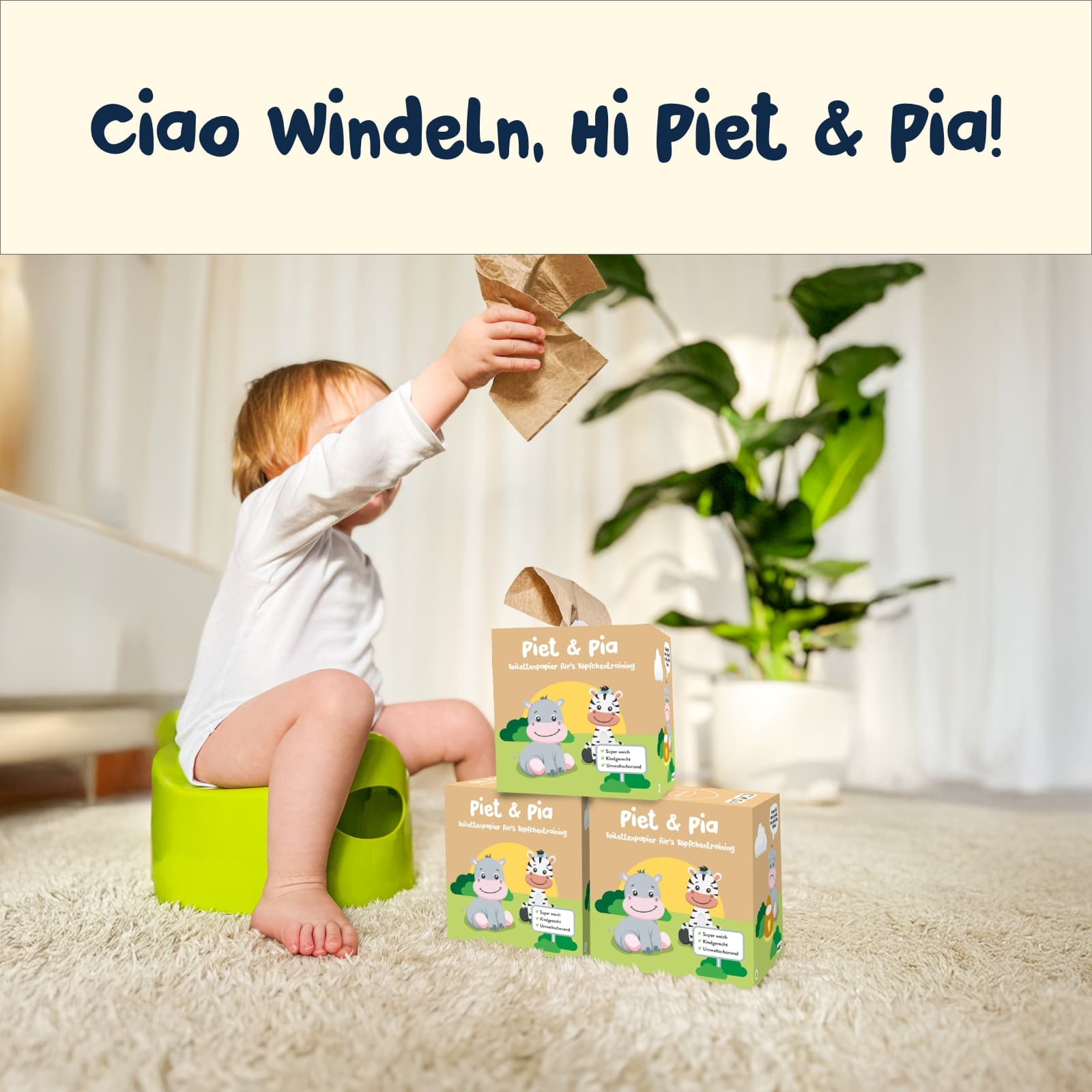 Toilettenpapier für Kids