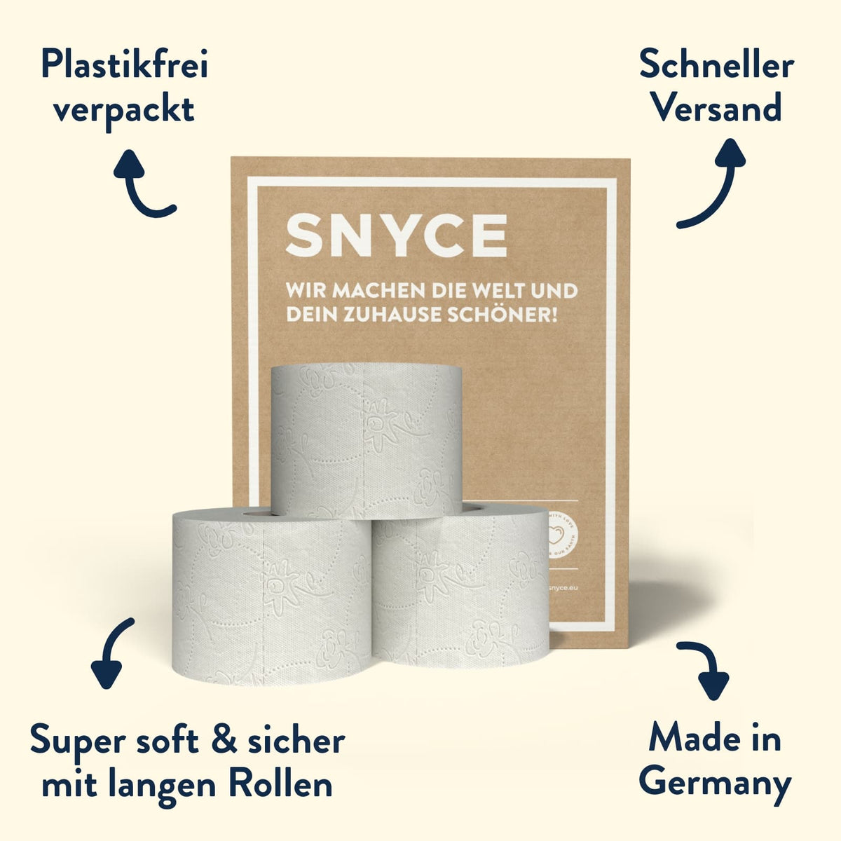 Recycling Rolls: Plain White