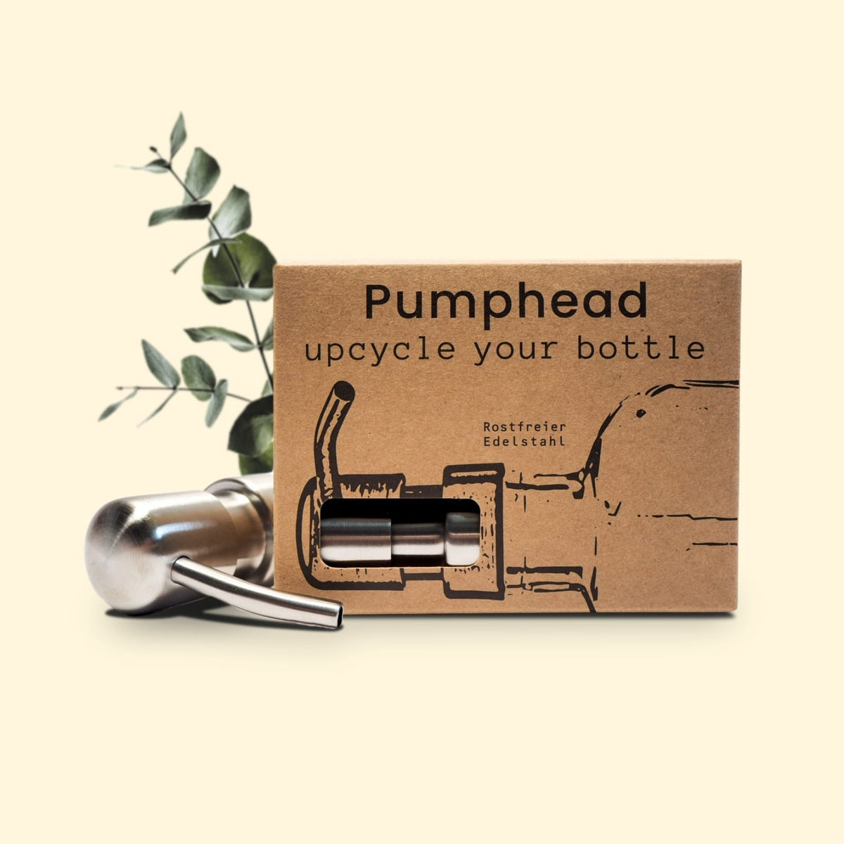 Upcycling Pumphead in silber