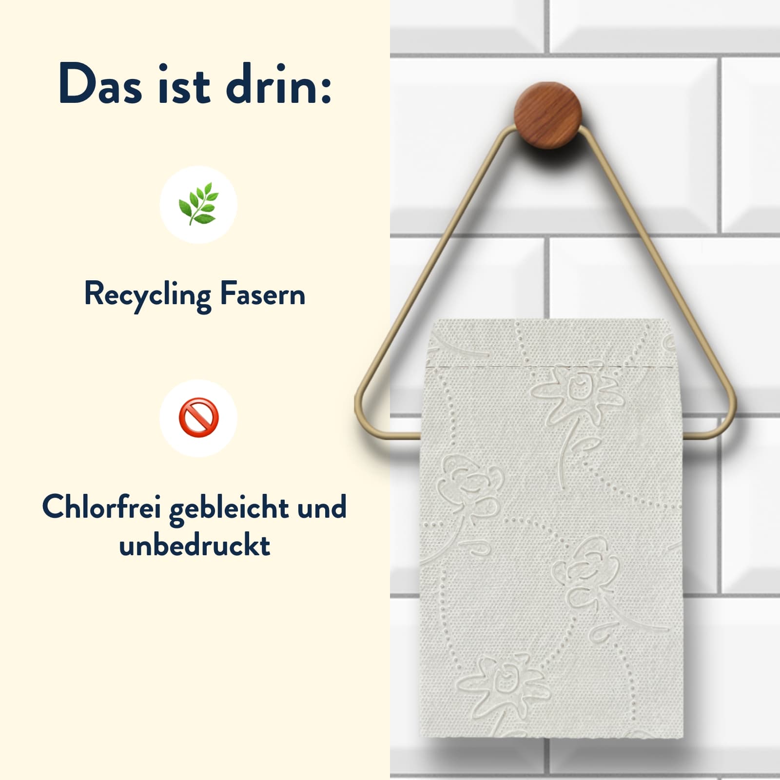 Recycling Rolls: Plain White